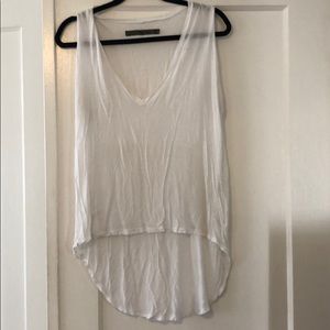 Enza Costa sheer cotton tank (L)